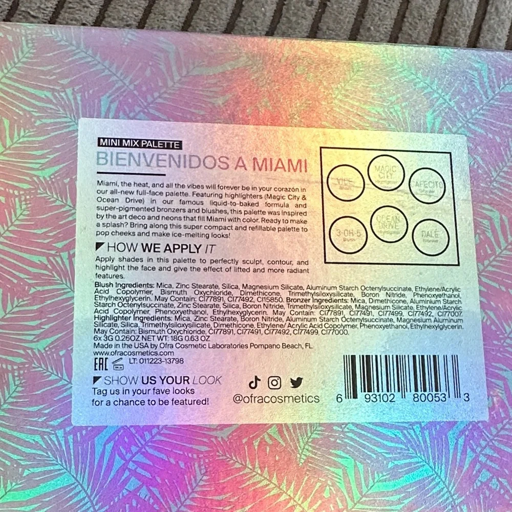 OFRA Bienvenidos a Miami face palette
